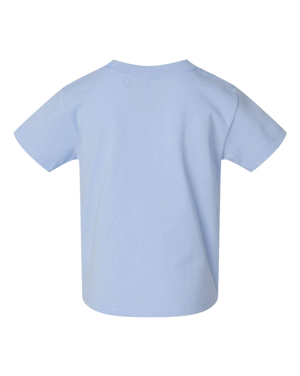Rabbit Skins 3301J Youth Juvy Tee in Light Blue, back