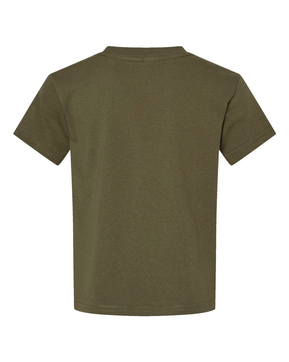 Rabbit Skins 3301J Youth Juvy Tee in Military Green, back