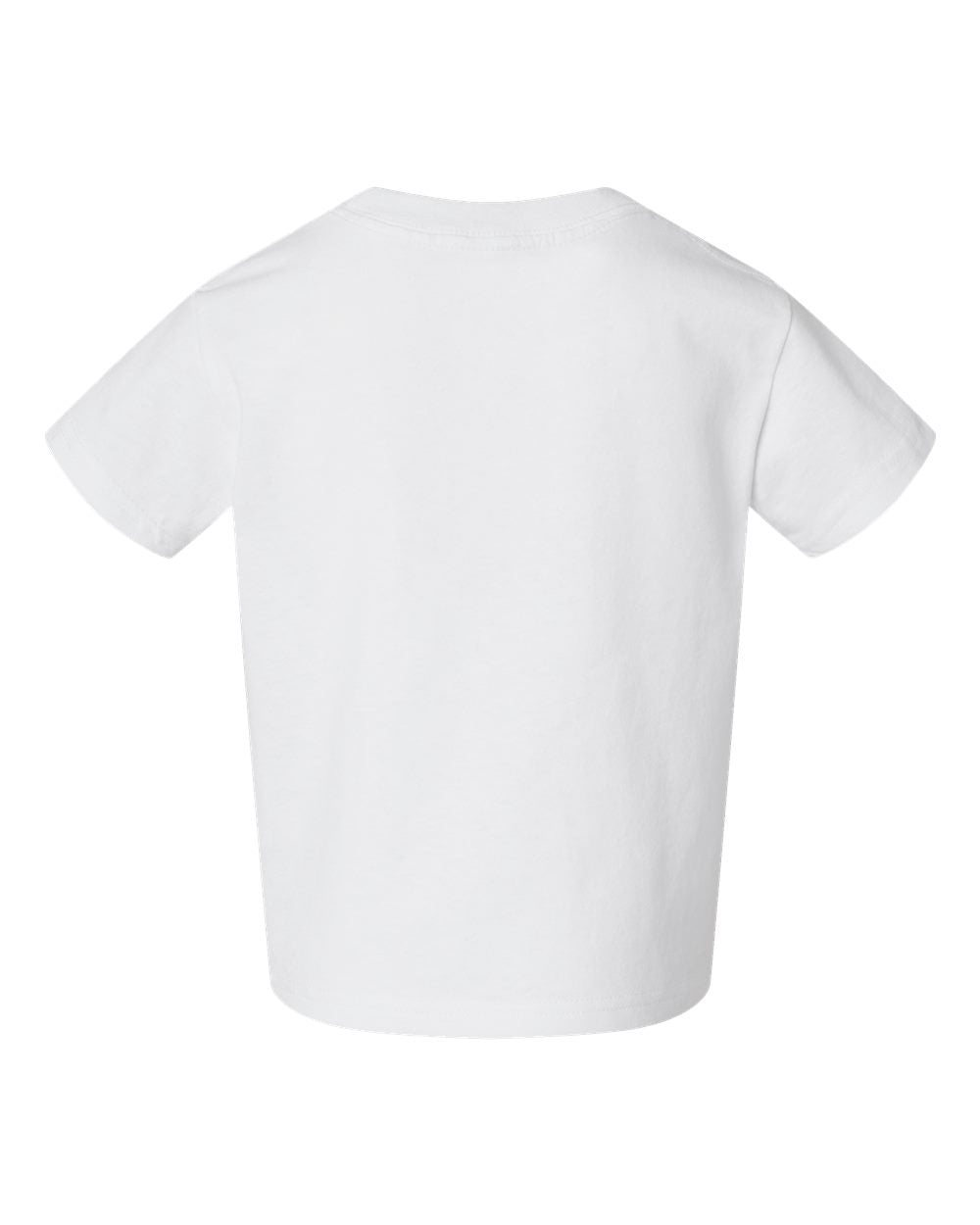 Rabbit Skins 3301J Youth Juvy Tee in White, back