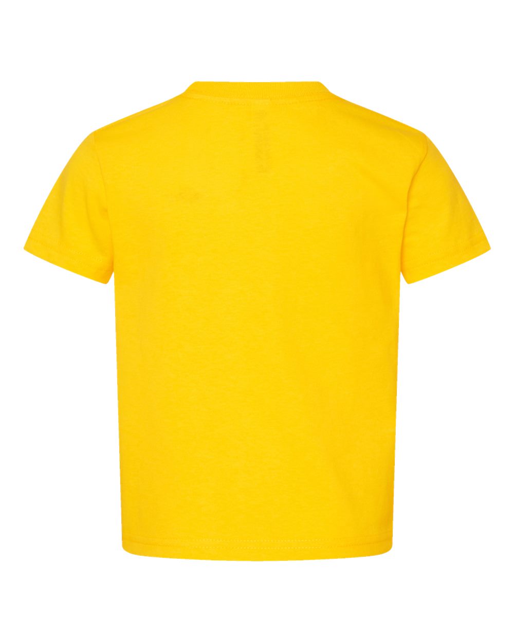 Rabbit Skins 3301J Youth Juvy Tee in Yellow, back