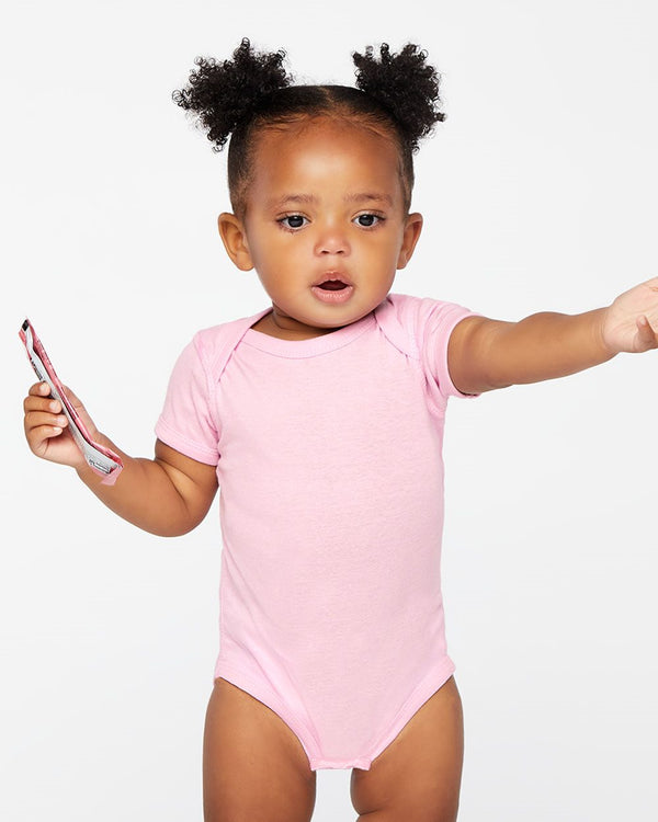 Rabbit Skins 4400 Infant Baby Rib Bodysuit