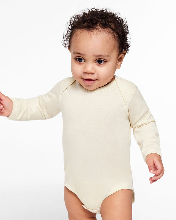 Rabbit Skins 4421 Infant Fine Jersey Long Sleeve Bodysuit