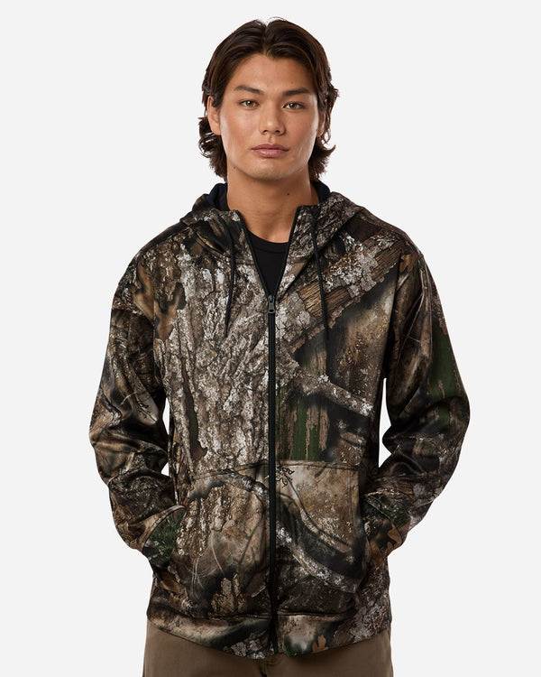 RealTree RT5201 Unisex Realtree® Performance Full-Zip Hooded Sweatshirt
