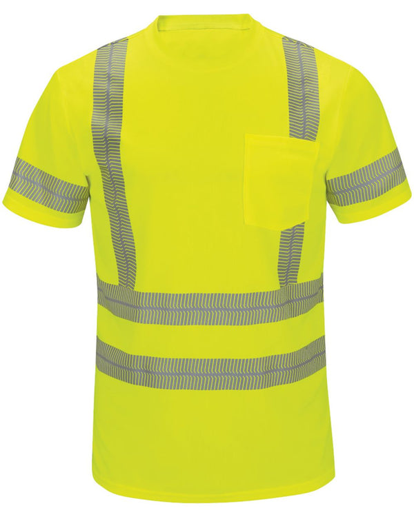 Red Kap SVY4 Men's High Visibility Short Sleeve T-Shirt