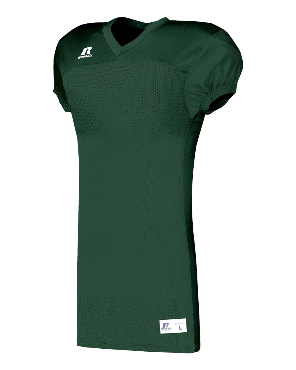 Russell Athletic S8623W Youth Jersey With Side Inserts in Dark Green
