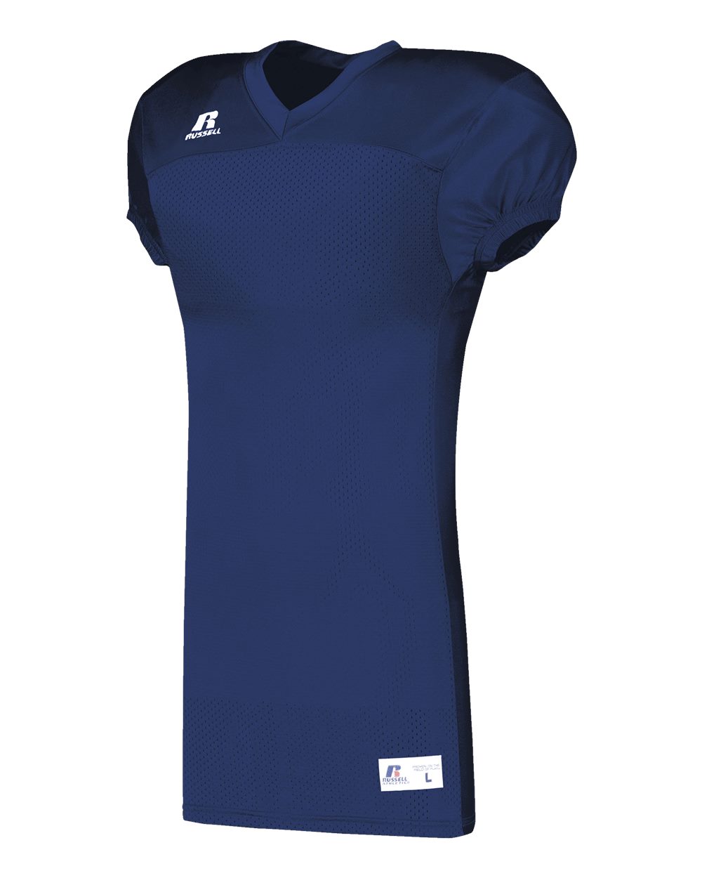 Russell Athletic S8623W Youth Jersey With Side Inserts in Navy