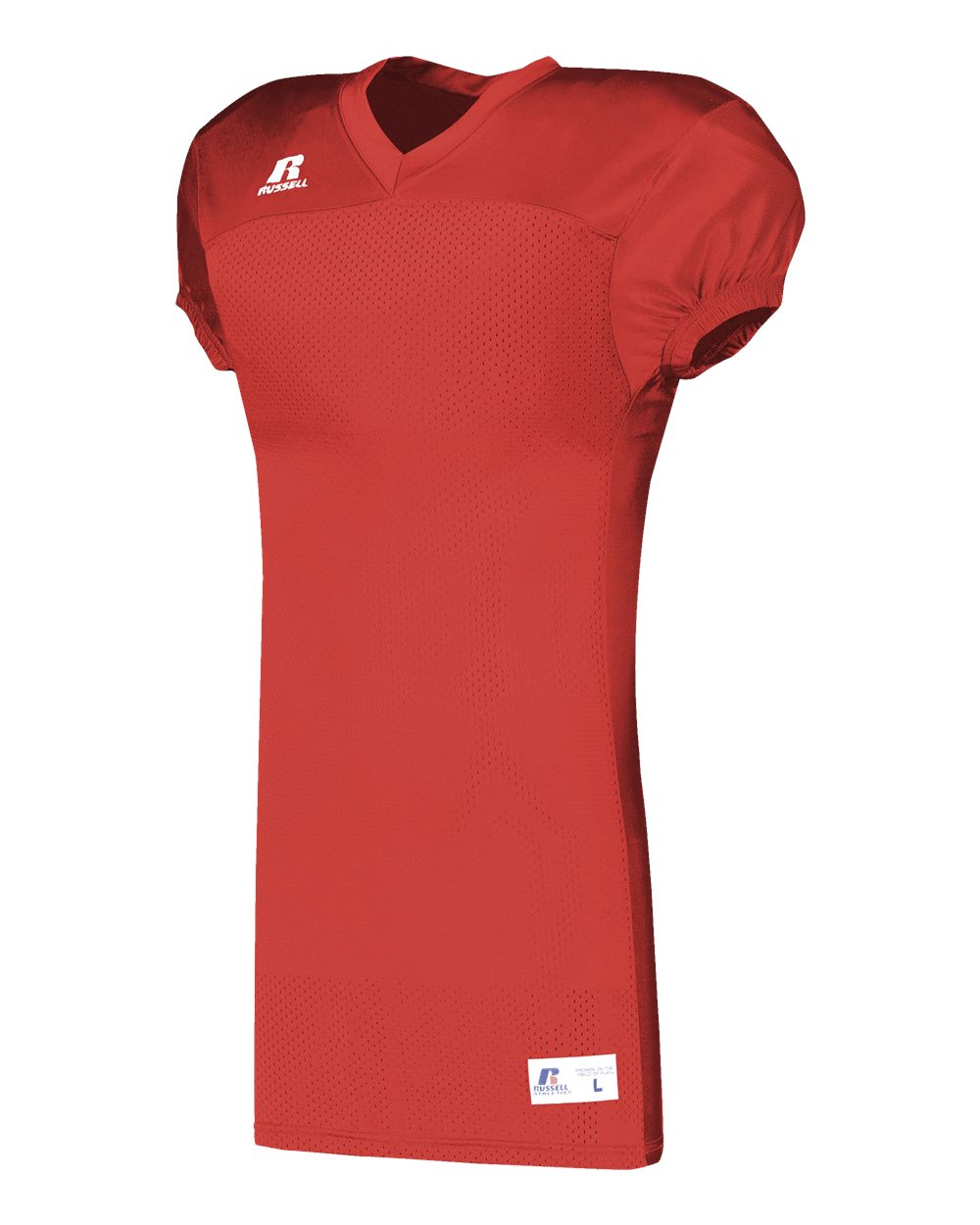 Russell Athletic S8623W Youth Jersey With Side Inserts in True Red