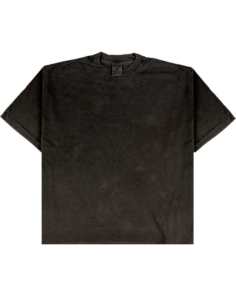 Shaka Wear SHGDD Unisex Max Heavyweight Garment-Dyed Drop Shoulder Tee in Black