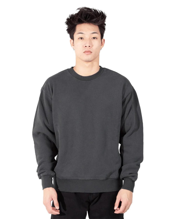 Shaka Wear SHGFC Unisex Los Angeles Garment-Dyed Crewneck Sweatshirt
