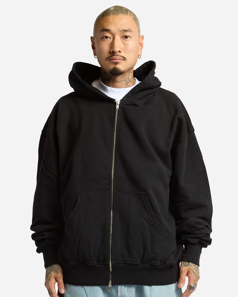Shaka Wear SHGMZ Unisex Max Heavy Garment-Dyed Full-Zip Hoodie Sweatshirt