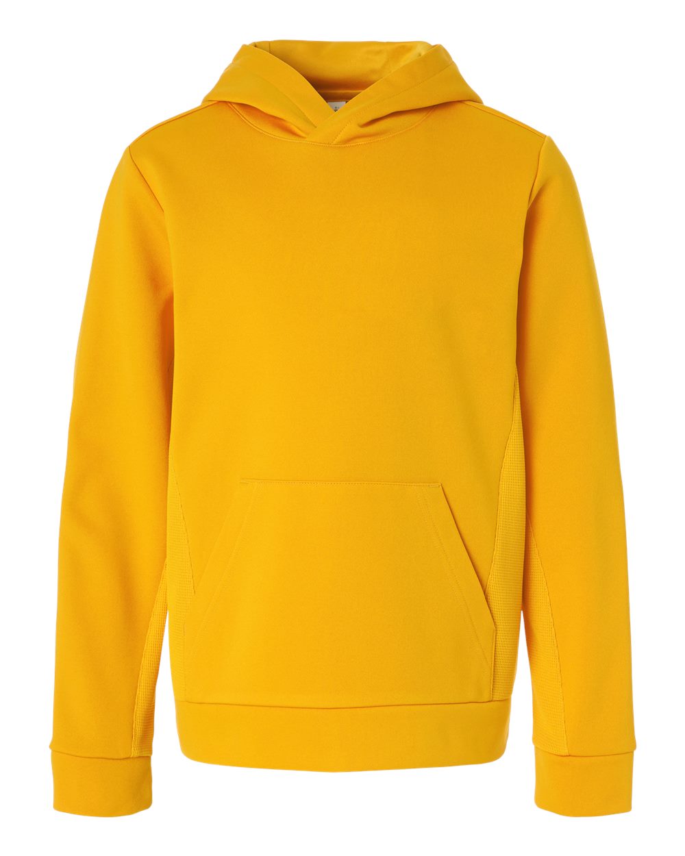 Team 365 TT400Y Youth Squad Hooded Tech Fleece Pullover in Sport Athletic Gold