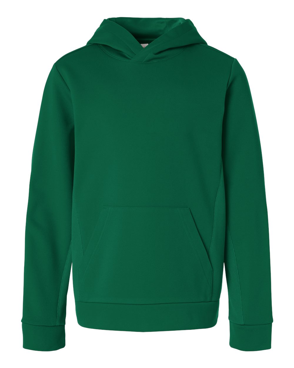 Team 365 TT400Y Youth Squad Hooded Tech Fleece Pullover in Sport Forest