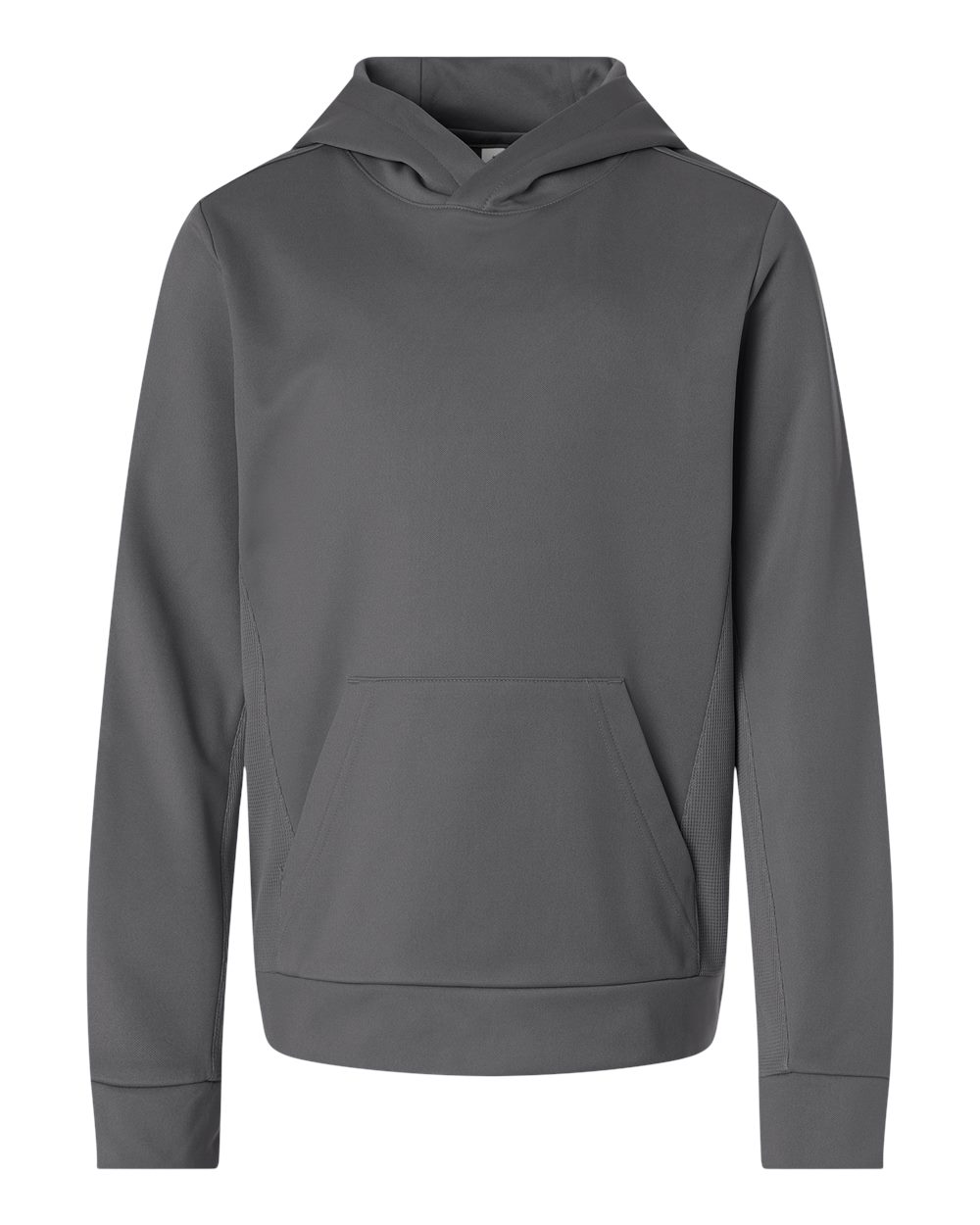 Team 365 TT400Y Youth Squad Hooded Tech Fleece Pullover in Sport Graphite