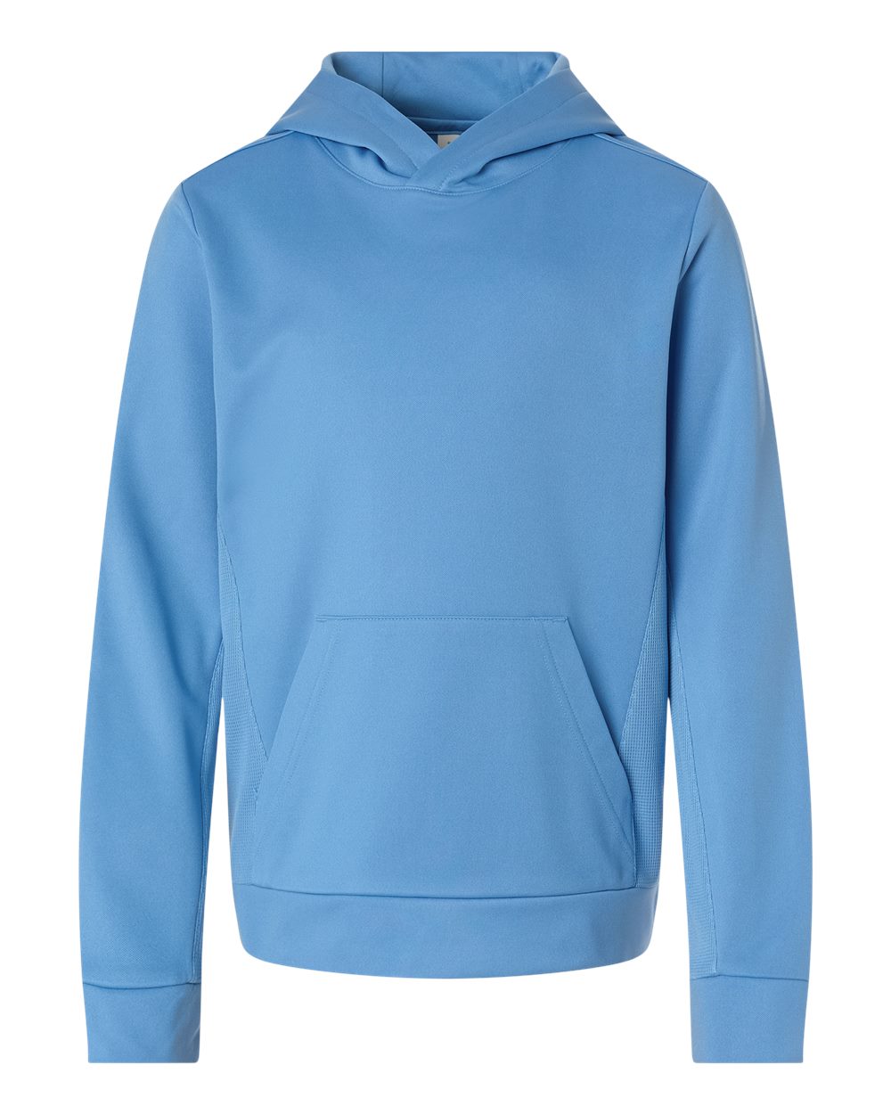 Team 365 TT400Y Youth Squad Hooded Tech Fleece Pullover in Sport Light Blue