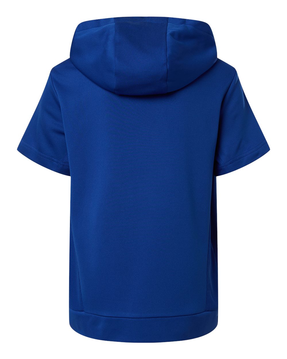 Team 365 TT404Y Youth Squad Tech Fleece Hooded Short-Sleeve Sweatshirt in Sport Royal, back