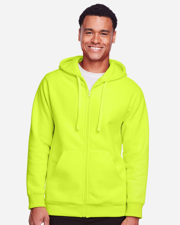 Team 365 TT95 Unisex Zone HydroSport™ Heavyweight Full-Zip Hooded Sweatshirt