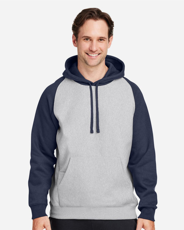 Team 365 TT96CB Unisex Zone HydroSport™ Heavyweight Colorblock Hooded Sweatshirt