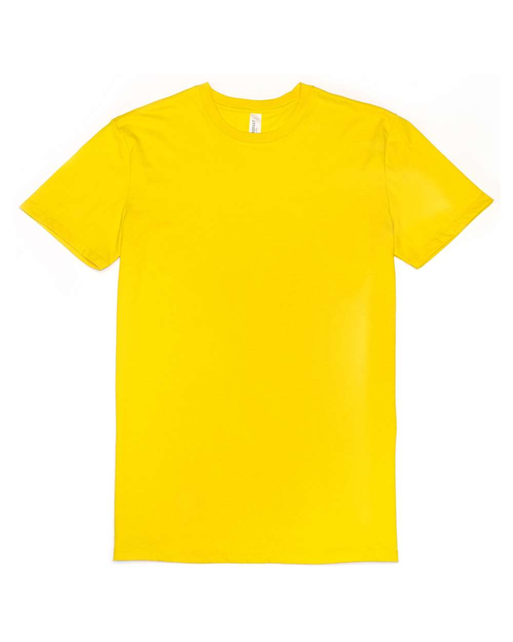 Threadfast Apparel 100A Unisex Ultimate CVC T-Shirt in Bright Yellow
