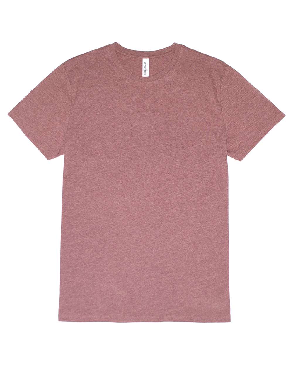 Threadfast Apparel 100A Unisex Ultimate CVC T-Shirt in Maroon Heather