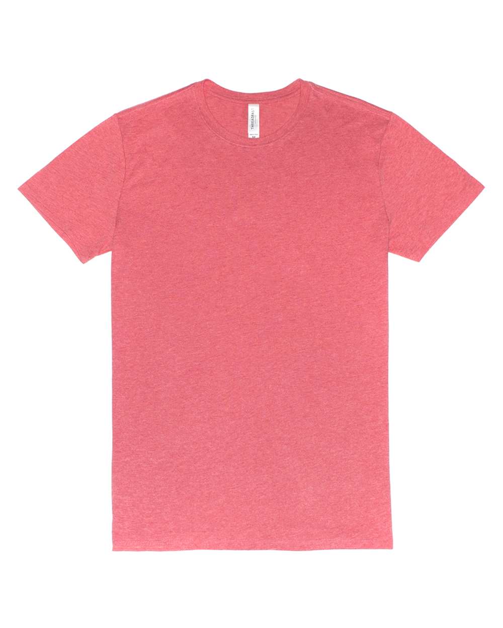Threadfast Apparel 100A Unisex Ultimate CVC T-Shirt in Red Heather