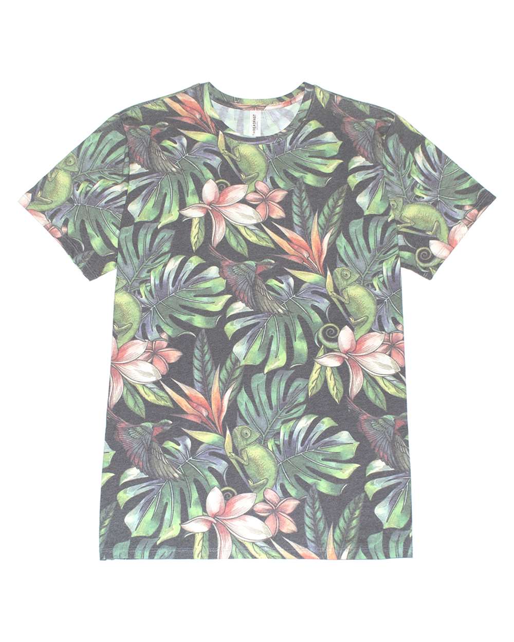Threadfast Apparel 100A Unisex Ultimate CVC T-Shirt in Tropical Jungle