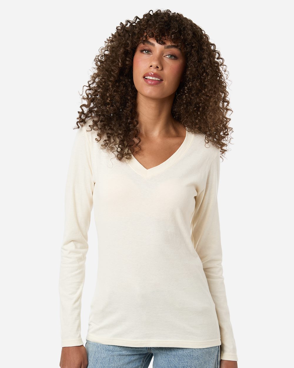 Tultex 214LS Women's Fine Jersey Long Sleeve T-Shirt