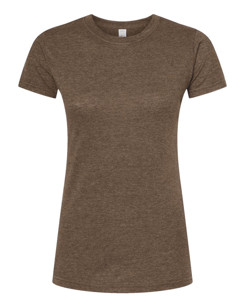 Tultex 240 Women's Poly-Rich T-Shirt in Heather Brown