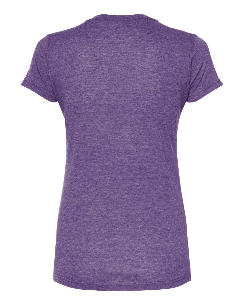 Tultex 240 Women's Poly-Rich T-Shirt in Heather Purple, back