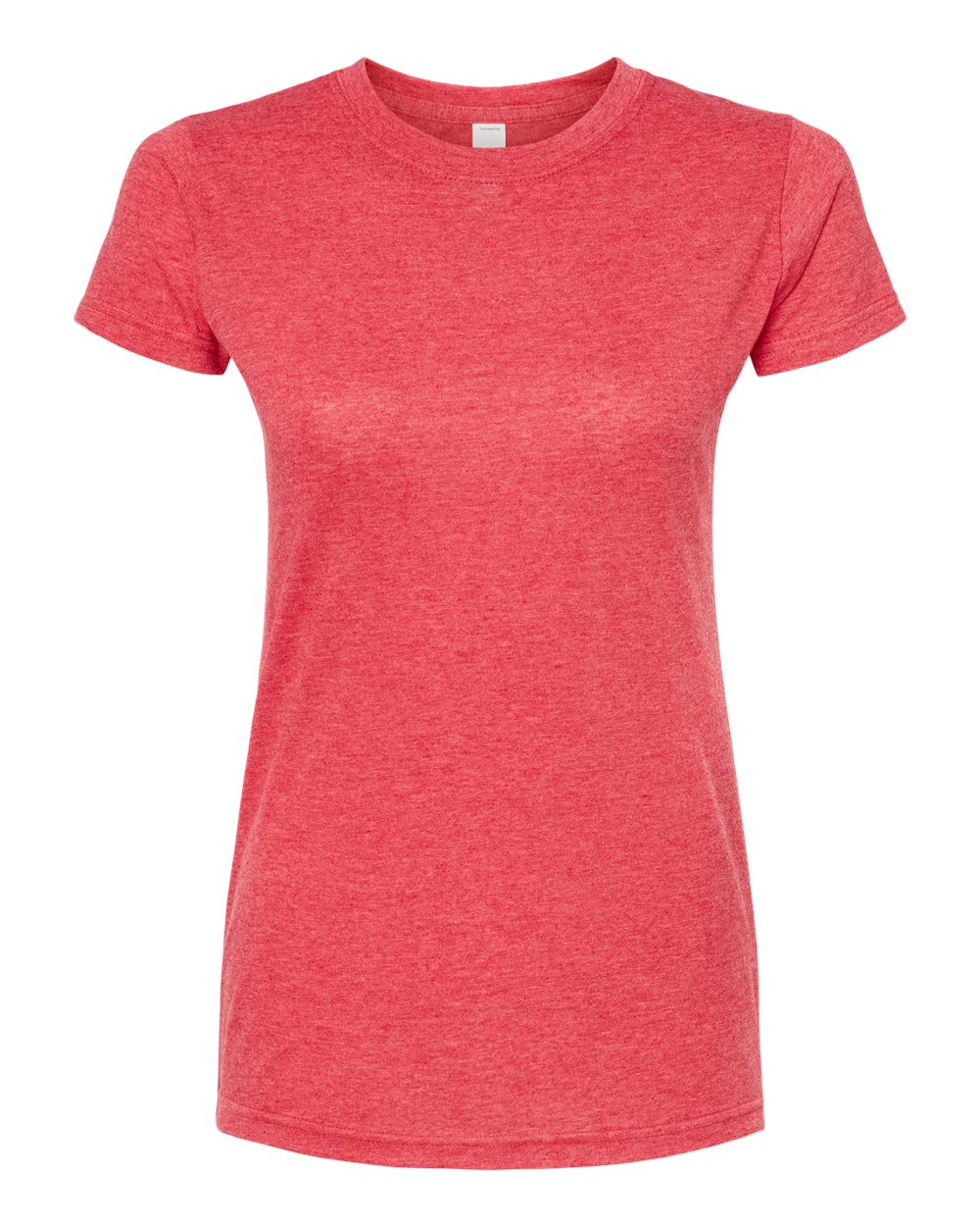 Tultex 240 Women's Poly-Rich T-Shirt in Heather Red