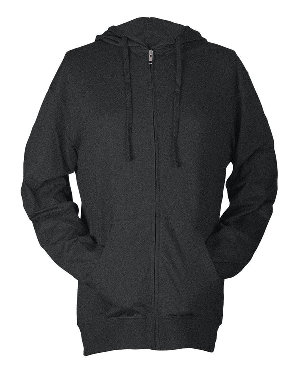 Tultex 260 Unisex Beach Full-Zip Hooded Long Sleeve T-Shirt