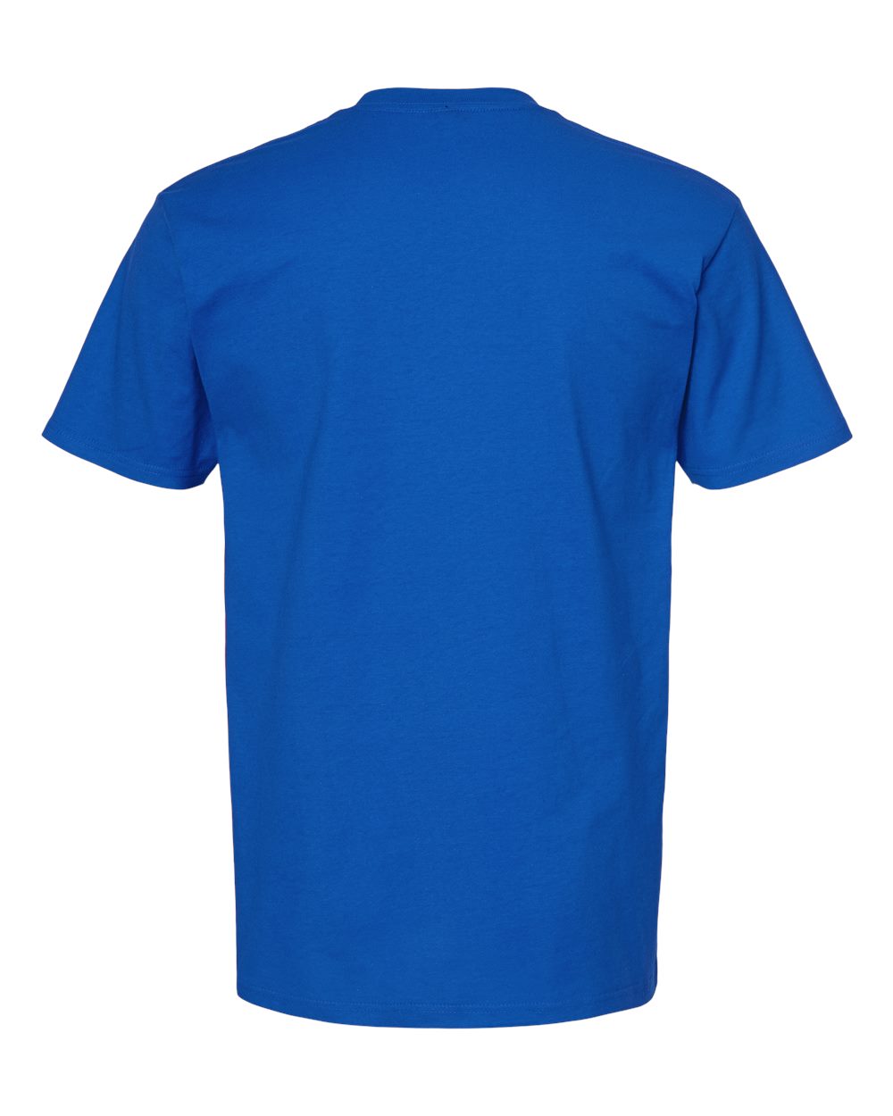 Tultex 293 Unisex Heavyweight Jersey Pocket T-Shirt in Royal, back
