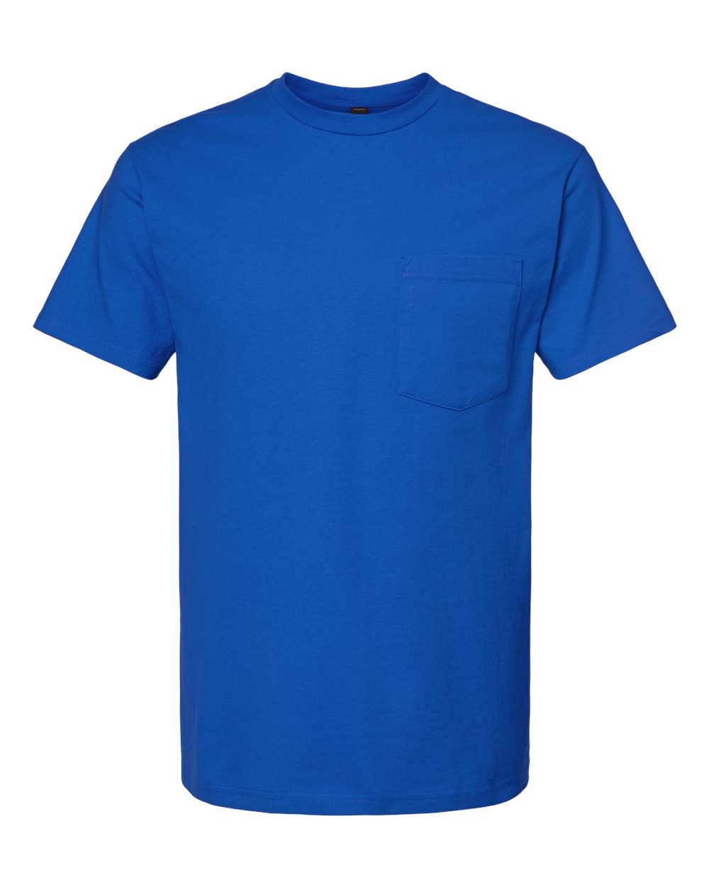Tultex 293 Unisex Heavyweight Jersey Pocket T-Shirt in Royal