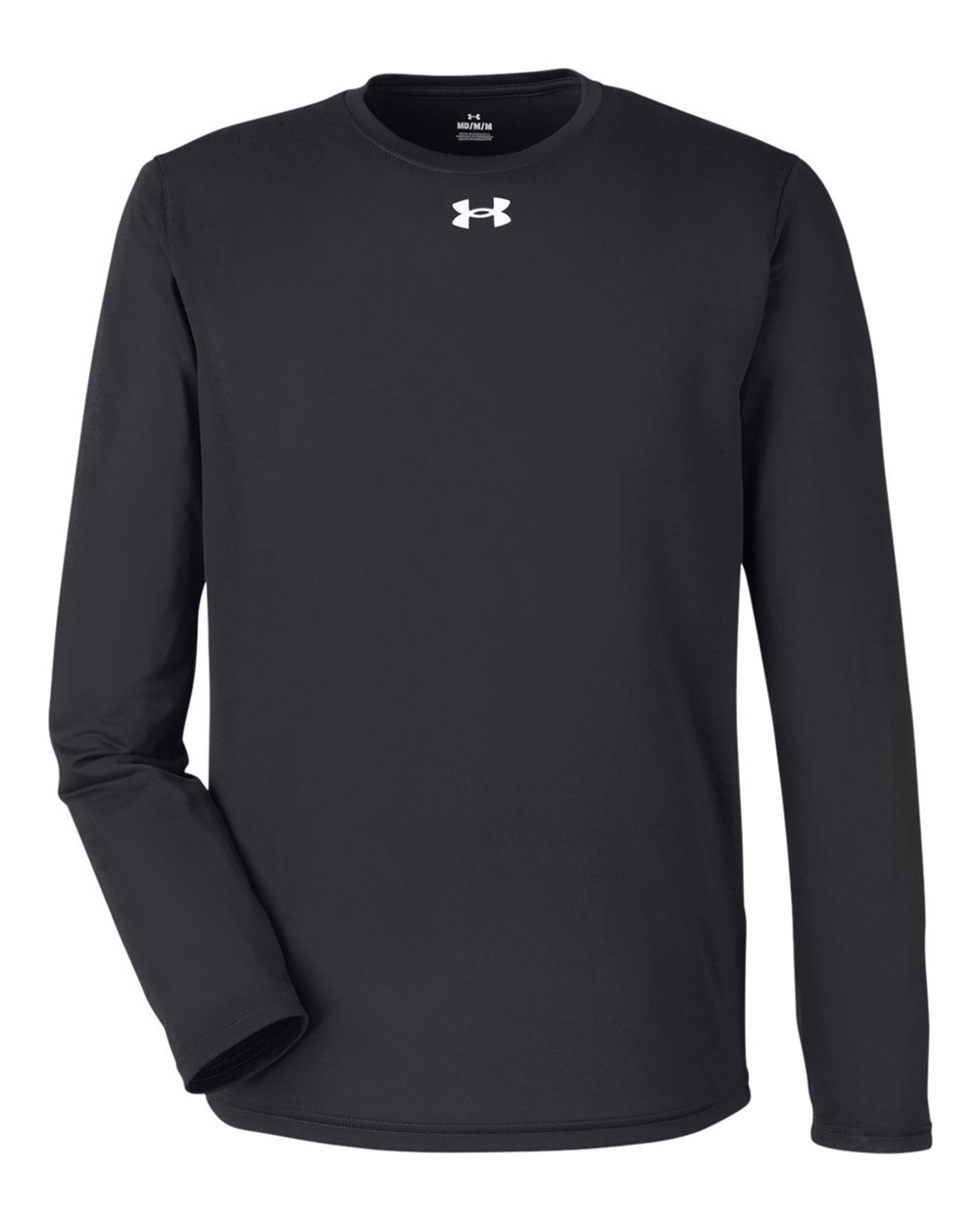 Under Armour 1376843 Men's Team Tech™ Long Sleeve T-Shirt in Black/ White