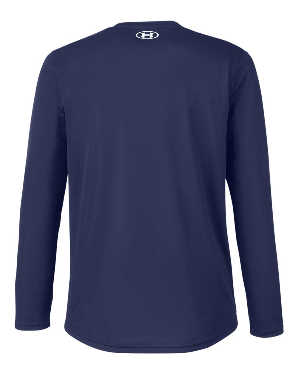 Under Armour 1376843 Men's Team Tech™ Long Sleeve T-Shirt in Midnight Navy/ White, back