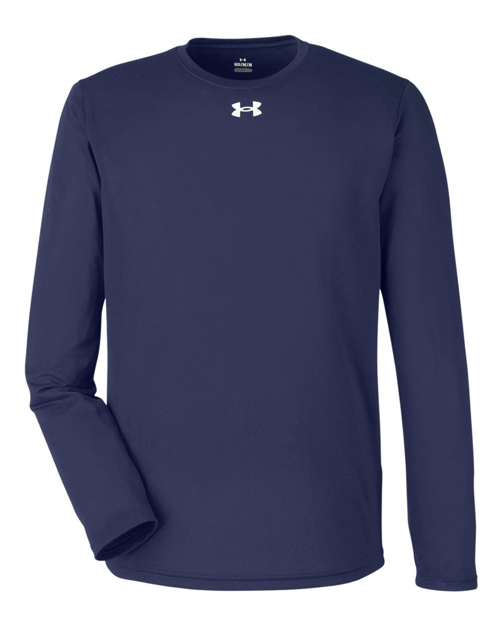 Under Armour 1376843 Men's Team Tech™ Long Sleeve T-Shirt in Midnight Navy/ White