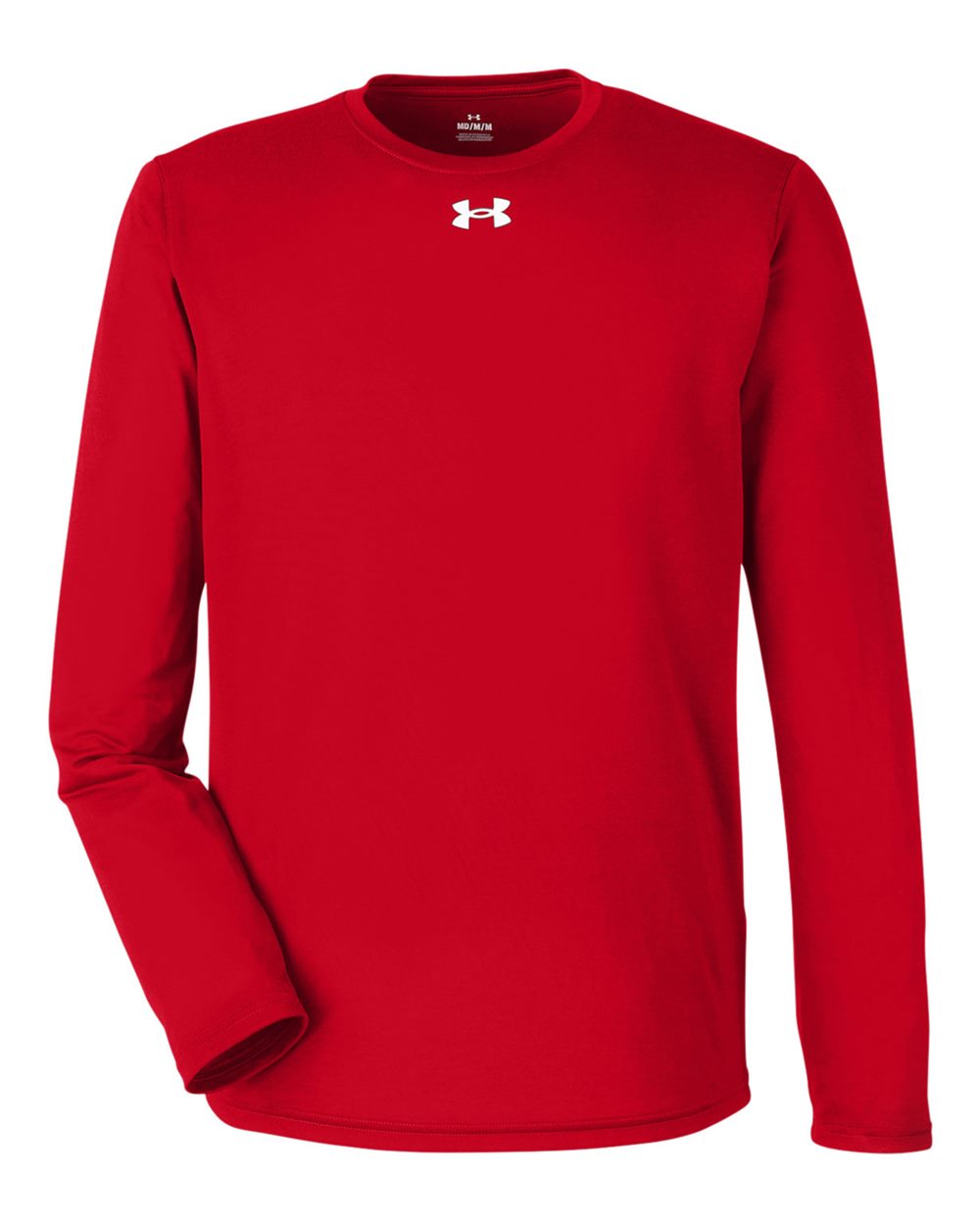 Under Armour 1376843 Men's Team Tech™ Long Sleeve T-Shirt in Red/ White