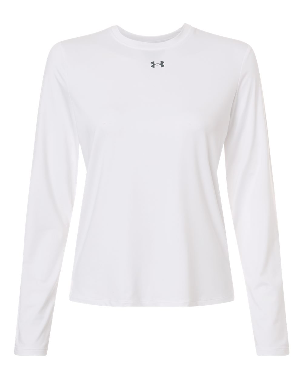 Under Armour 6014457 Women's Team Vanish Long Sleeve T-Shirt in White/ Pitch Grey